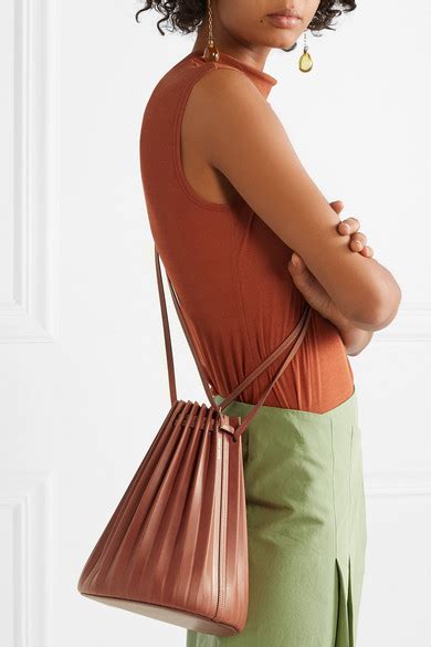 mansur gavriel pleated bag.